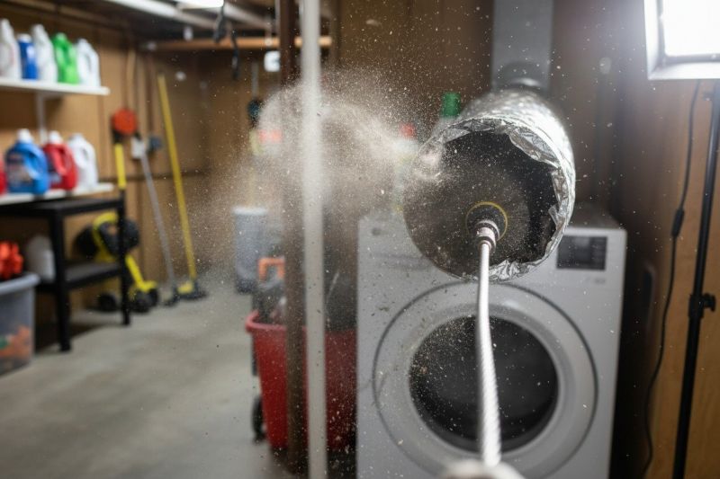 Dryer Vent Cleaning detail