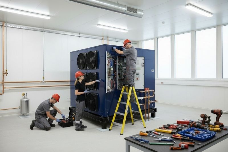 Heat Pump Installation detail