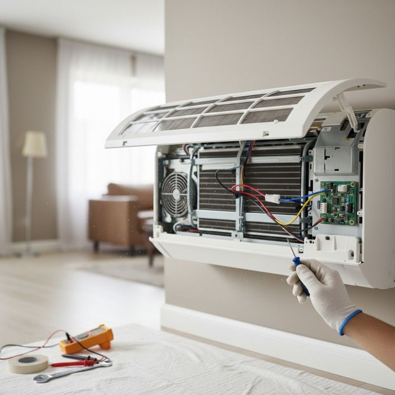Minisplit Heat Pump Repair detail
