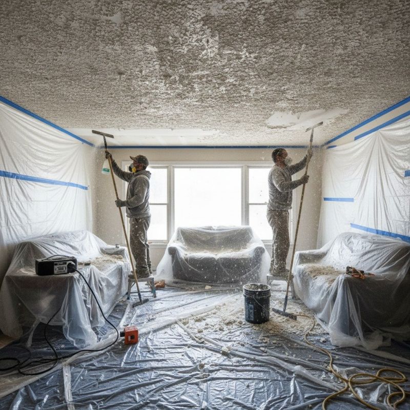 Ceiling Texture Removal