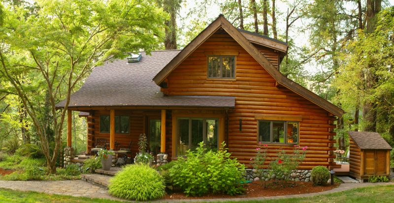 Log Home Staining