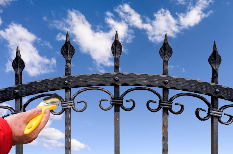 Wire Fence Painting